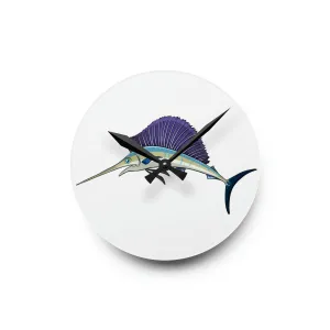 Swordfish Acrylic Wall Clock