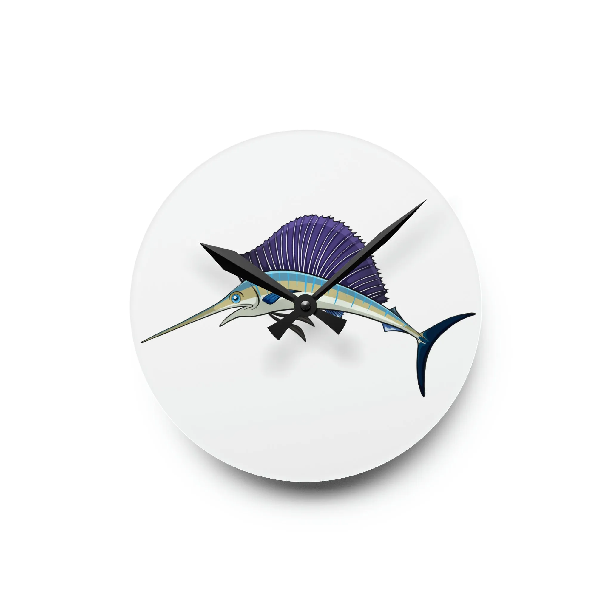 Swordfish Acrylic Wall Clock