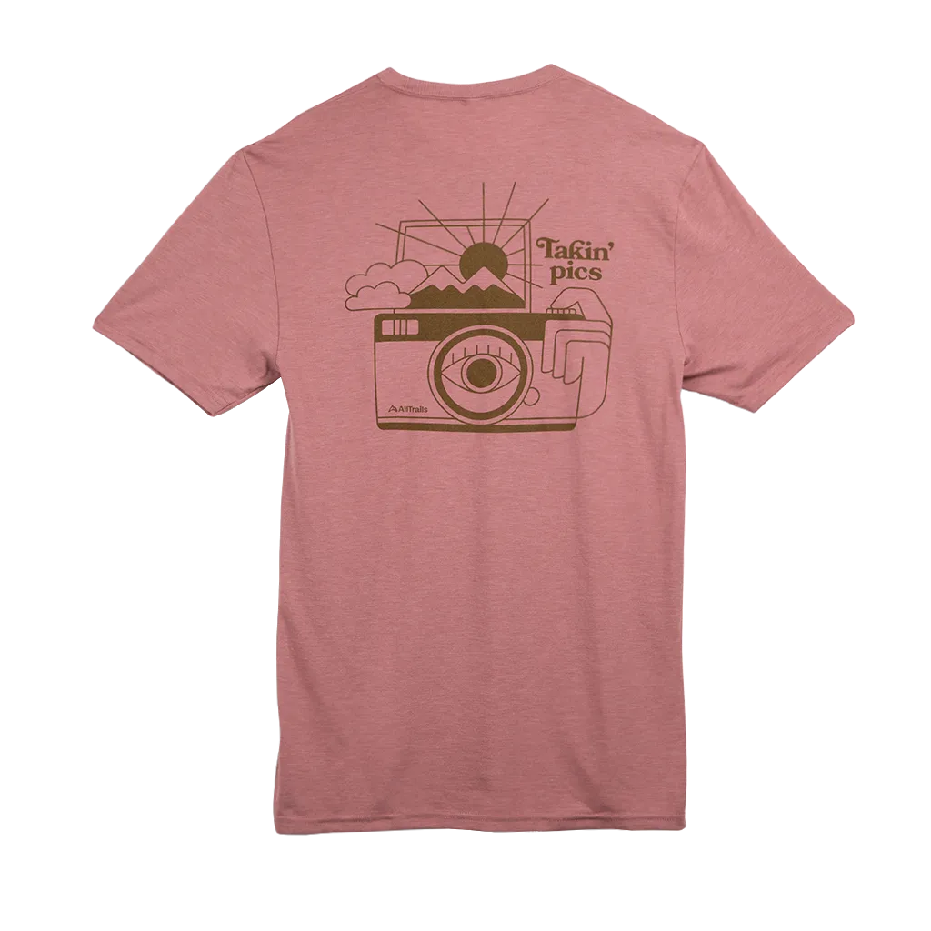 Takin' Pics Tee - Vintage Rose