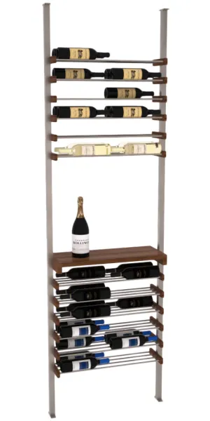 Tasting Wine Rack, Three Bottles