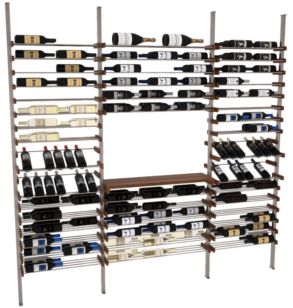 Tasting Wine Rack, Three Bottles