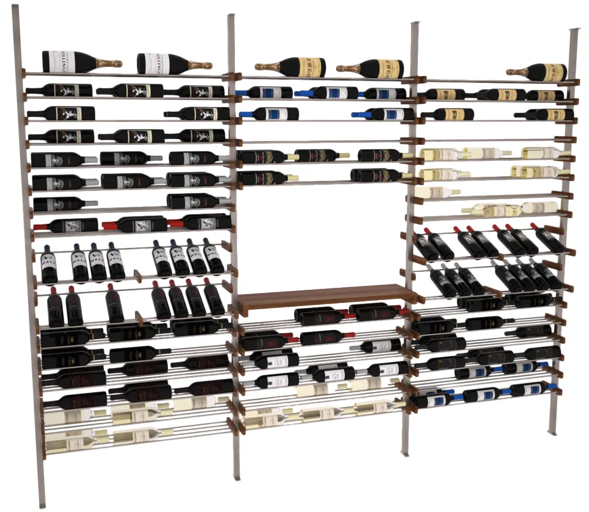 Tasting Wine Rack, Three Bottles