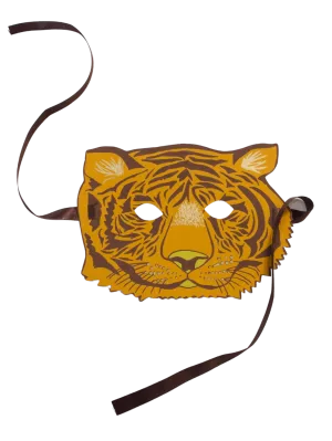 Tiger Mask Greeting Card