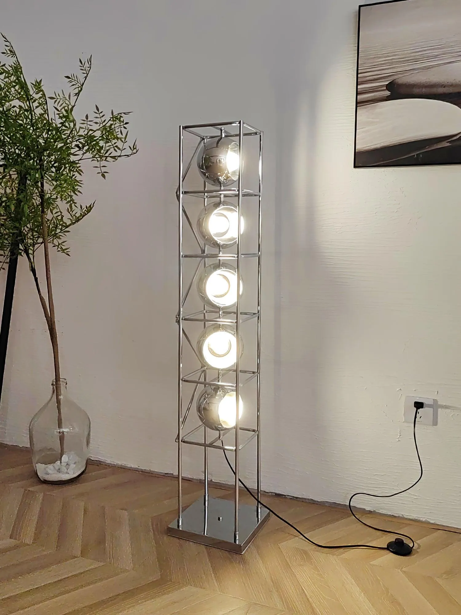 Tower of Spheres Floor Lamp