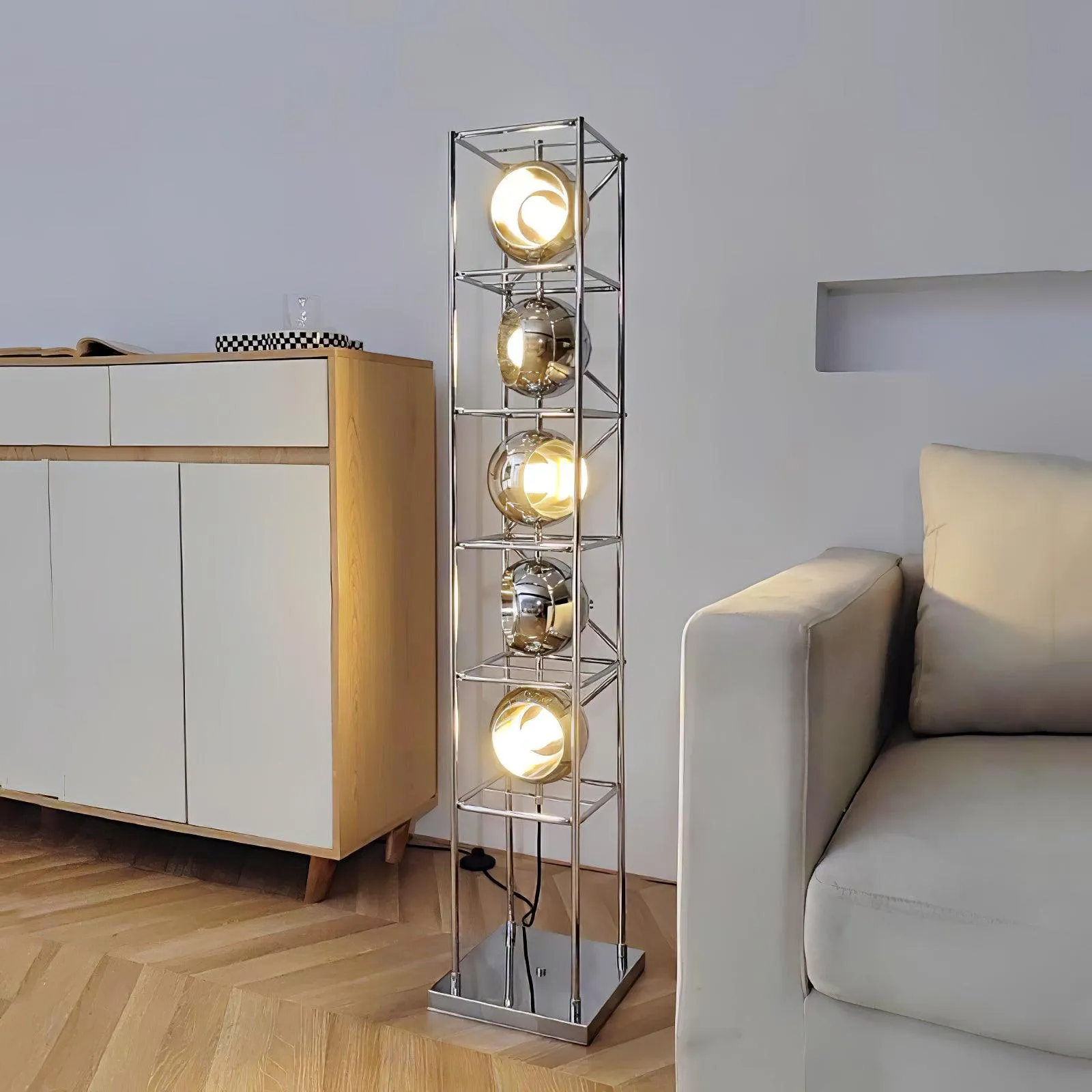 Tower of Spheres Floor Lamp
