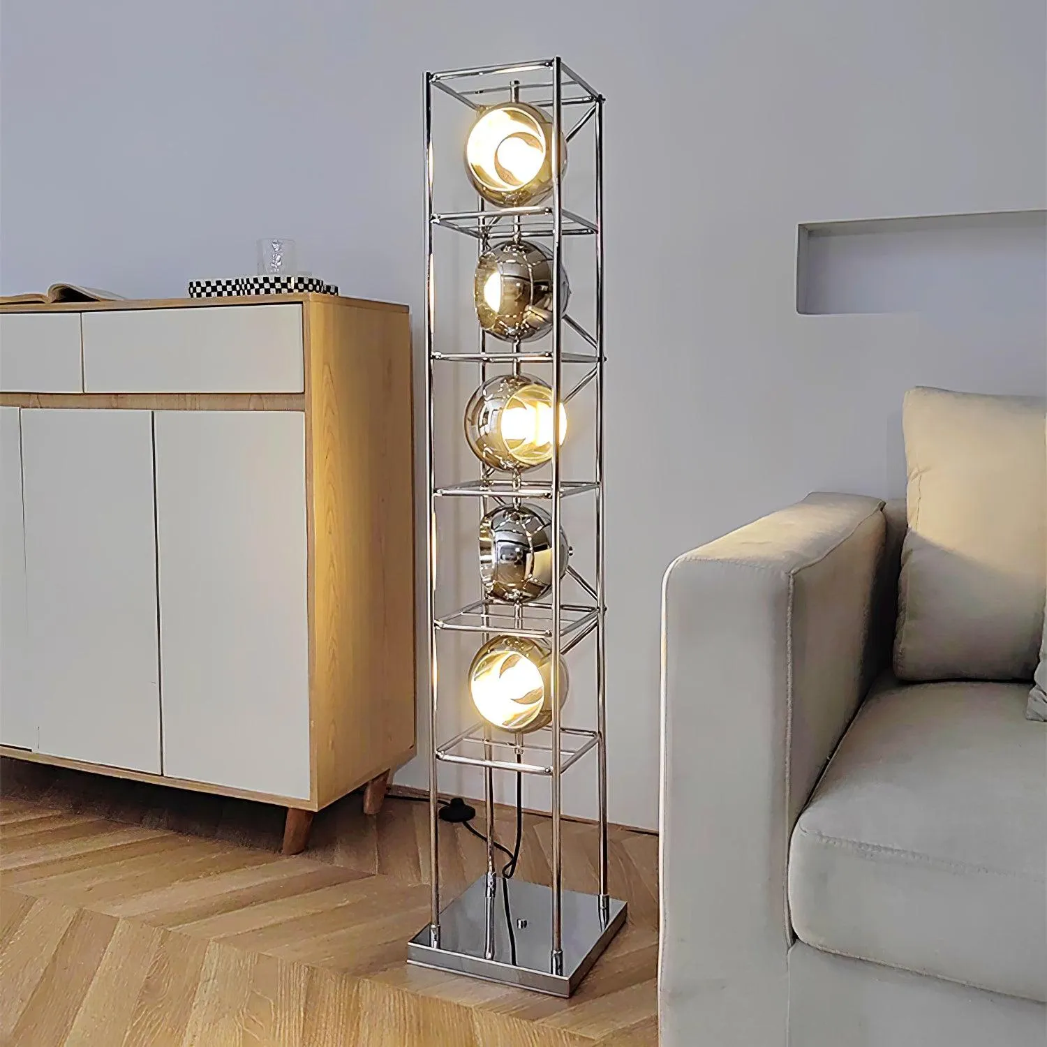 Tower of Spheres Floor Lamp