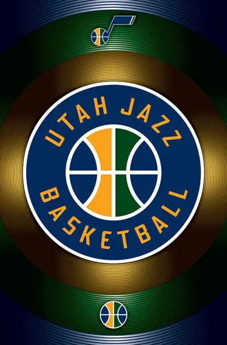 Utah Jazz Official NBA Basketball Team Logo Poster - Trends International