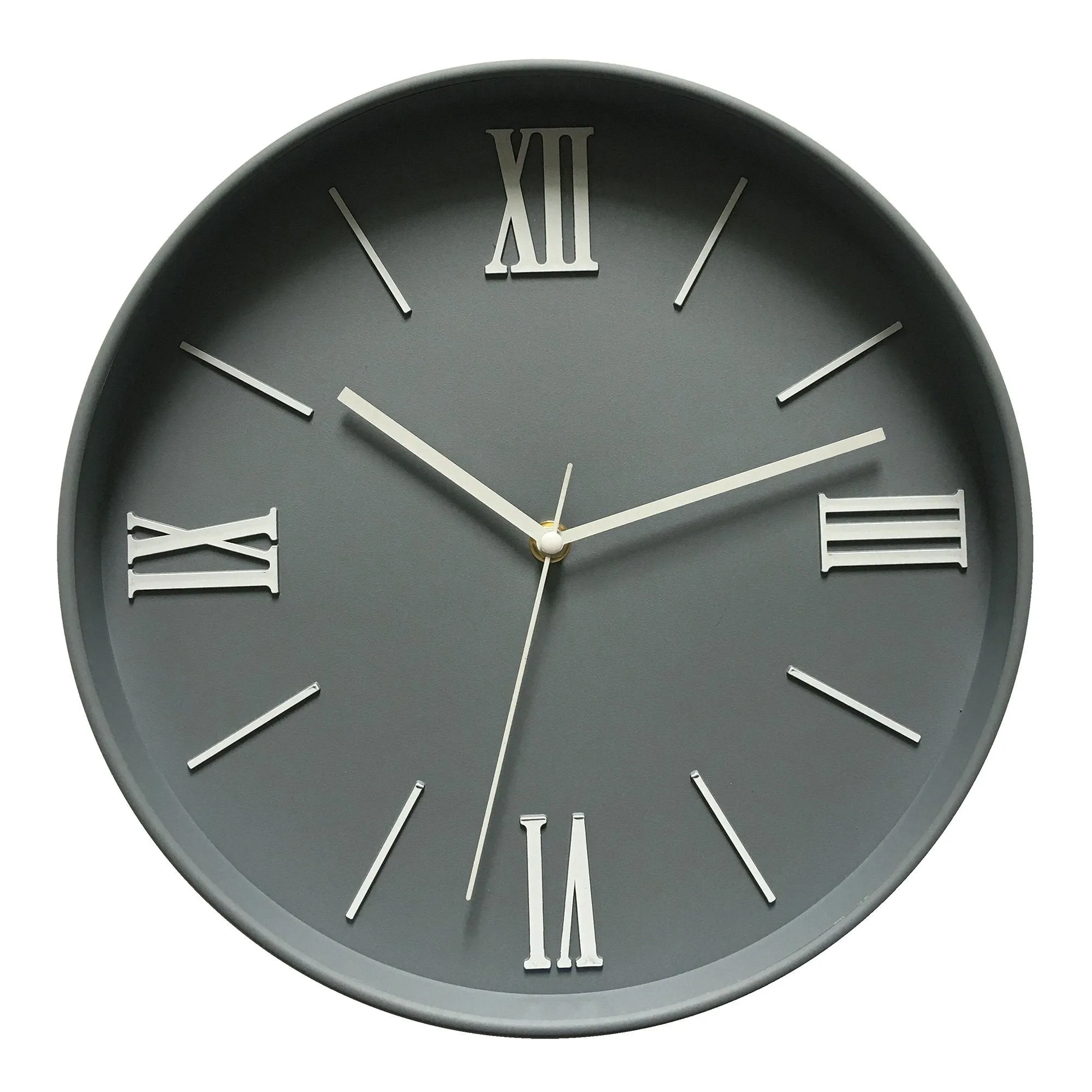 Wall Clock | 12'' Light Grey