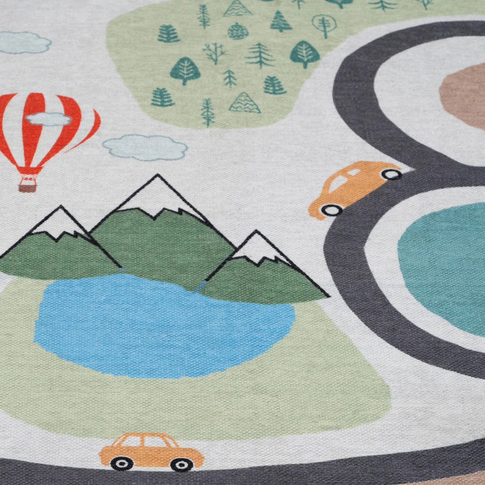 Washable Playful Explorer Kids Rug - Journey