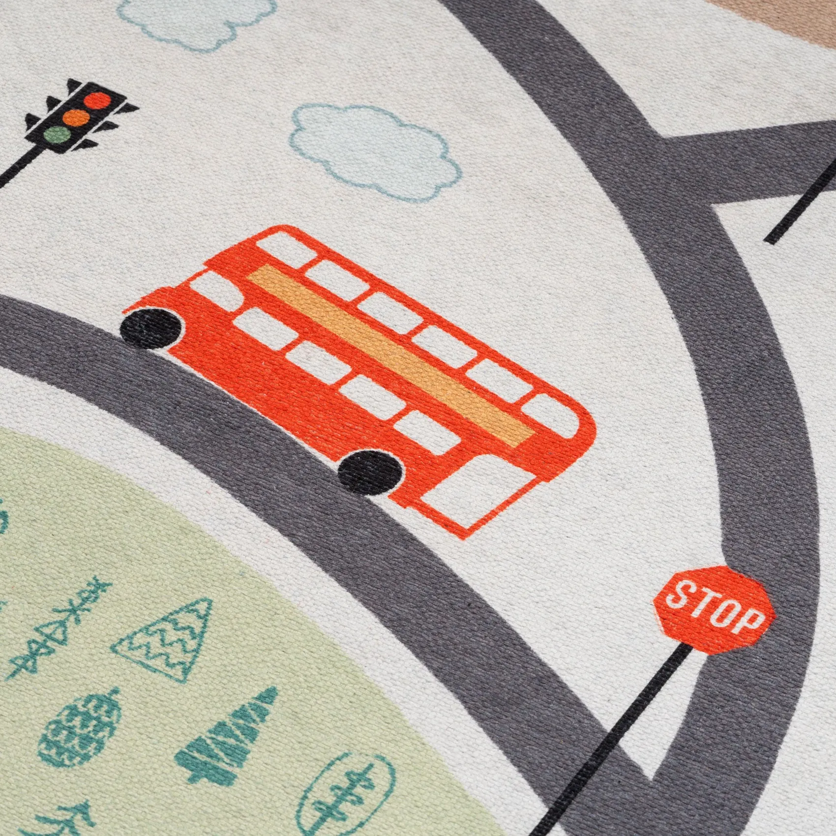 Washable Playful Explorer Kids Rug - Journey