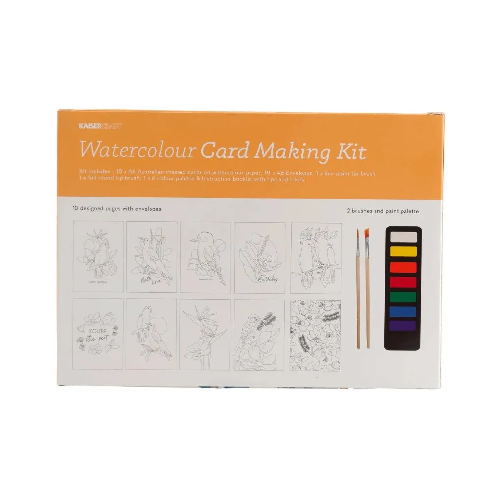 Watercolour Card Making Kit - Australiana