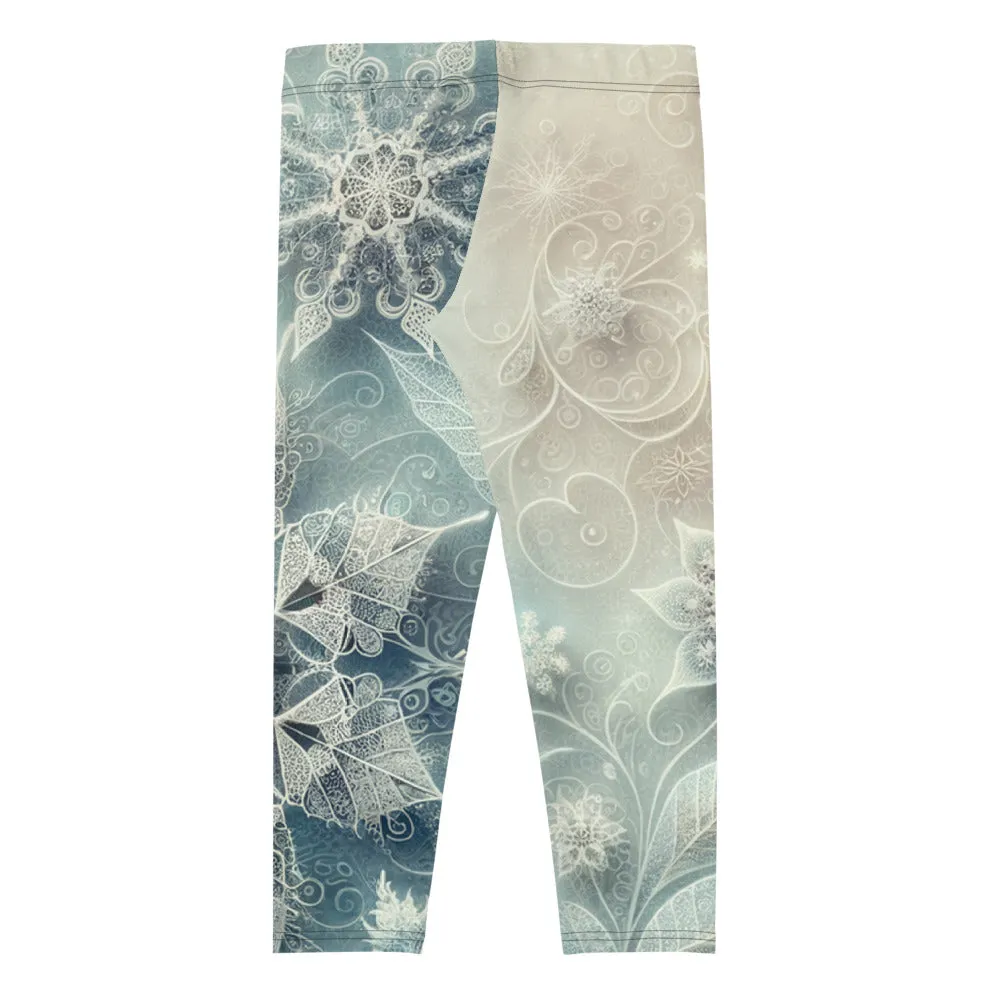 Whimsical Winter Wear Capri Leggings