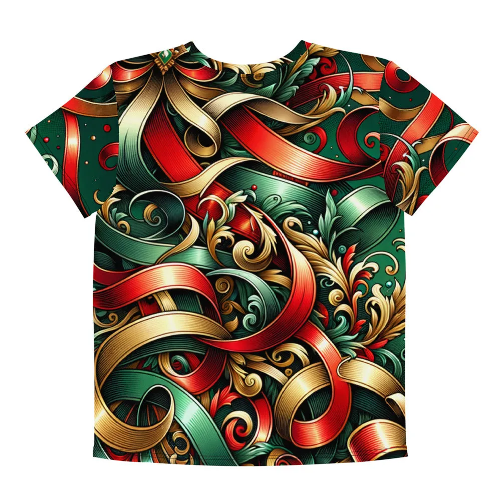 Whimsical Winter Wear Youth Crew Neck T-shirt
