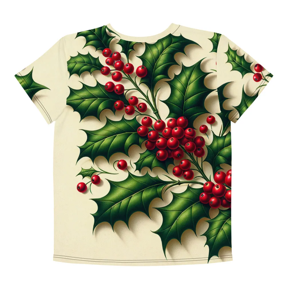 Whimsical Winter Wear Youth Crew Neck T-shirt