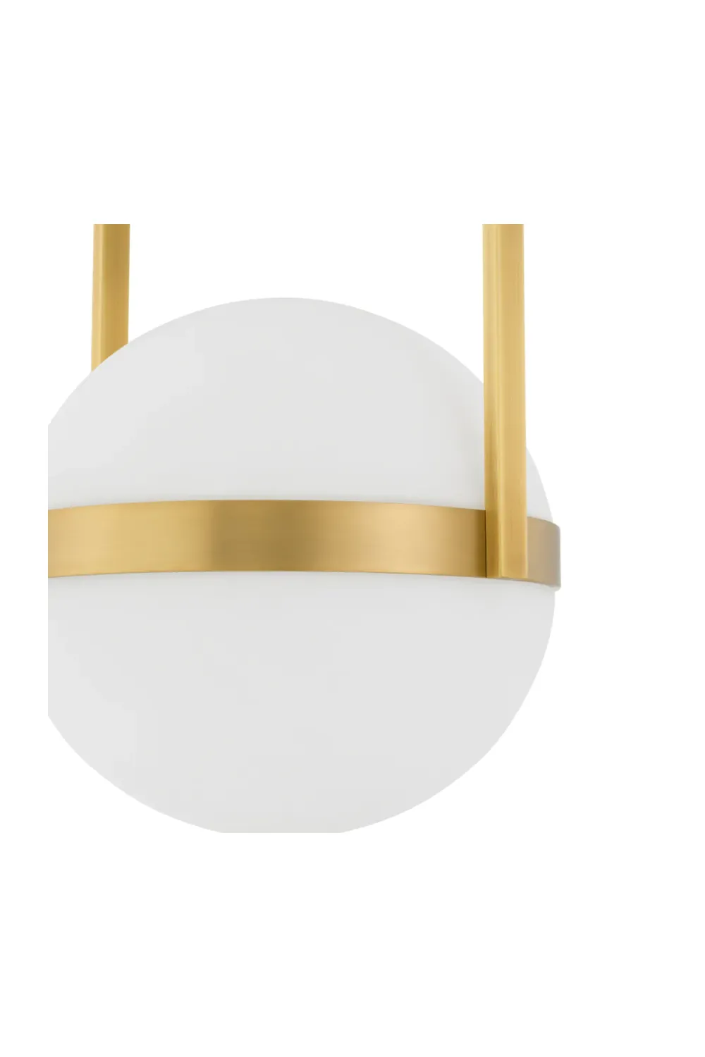 White Globe Double Ceiling Lamp | Eichholtz Dover