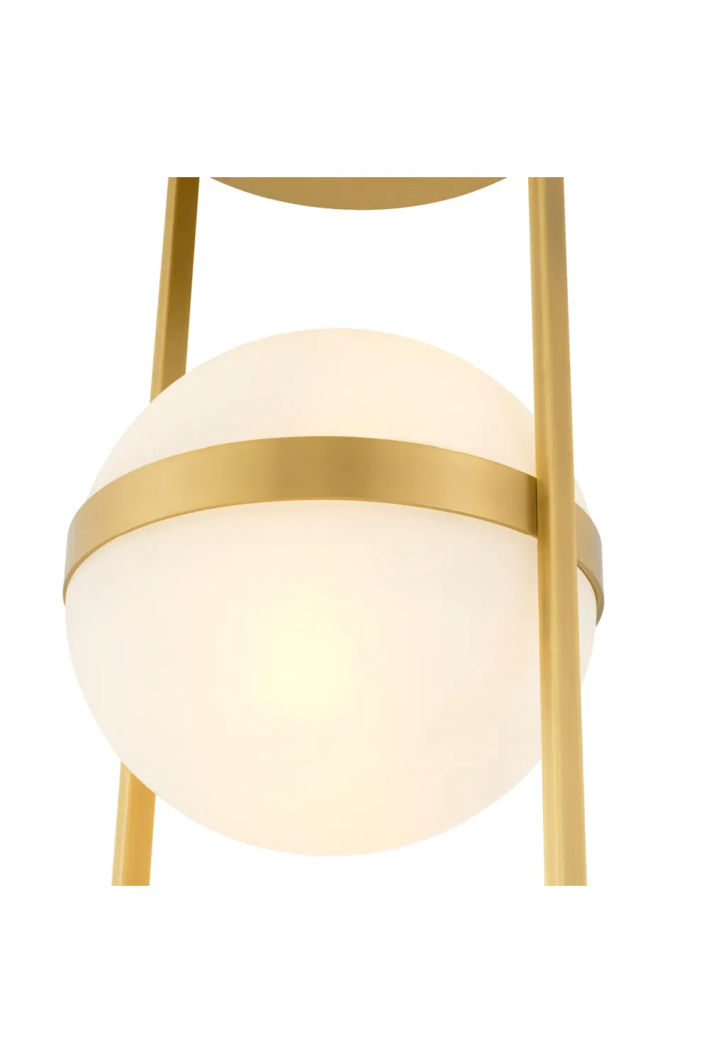 White Globe Double Ceiling Lamp | Eichholtz Dover