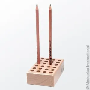 Wooden Holder for 24 Regular Pencils