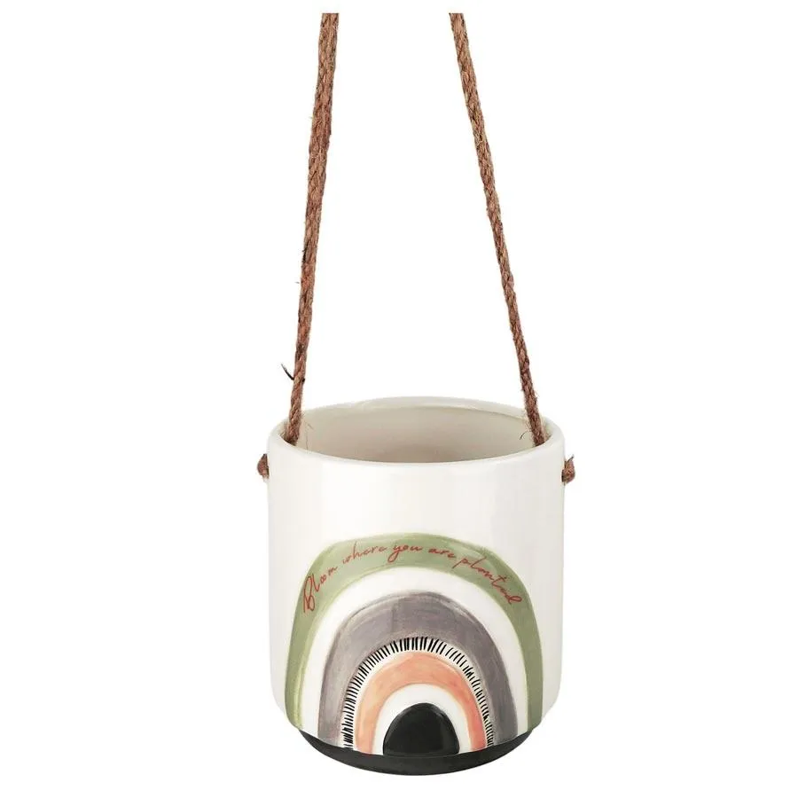 Woodstock Hanging Planter - Bloom Where You Are Planted